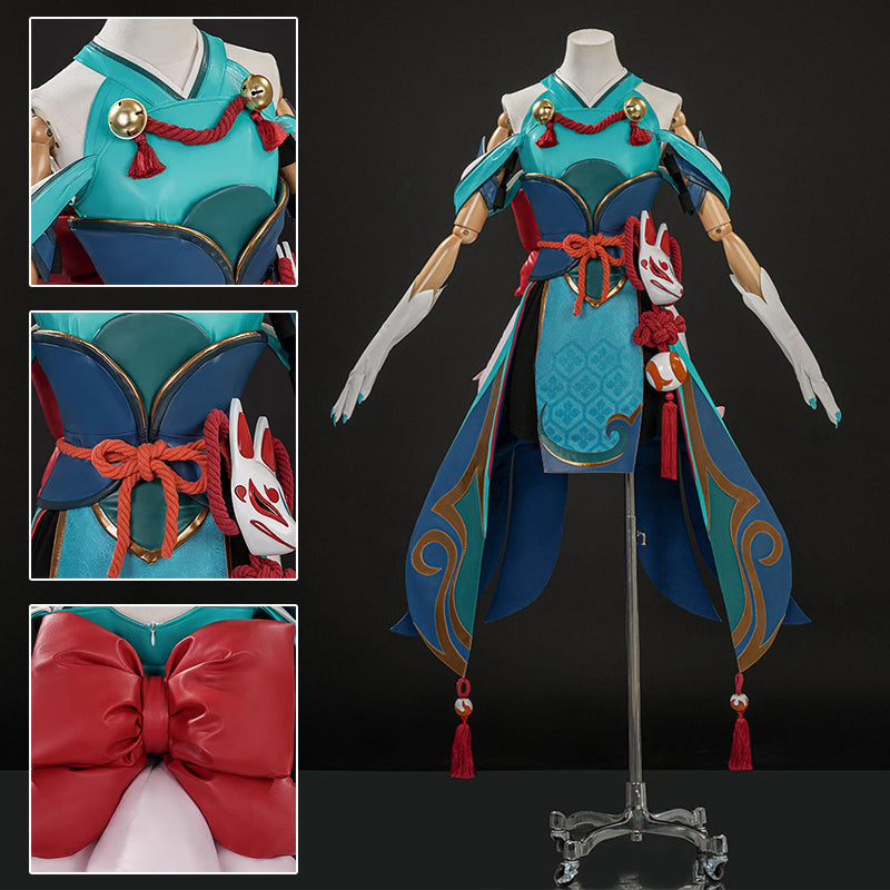 omgcos Game Overwatch Inari Kiriko Cosplay Costume