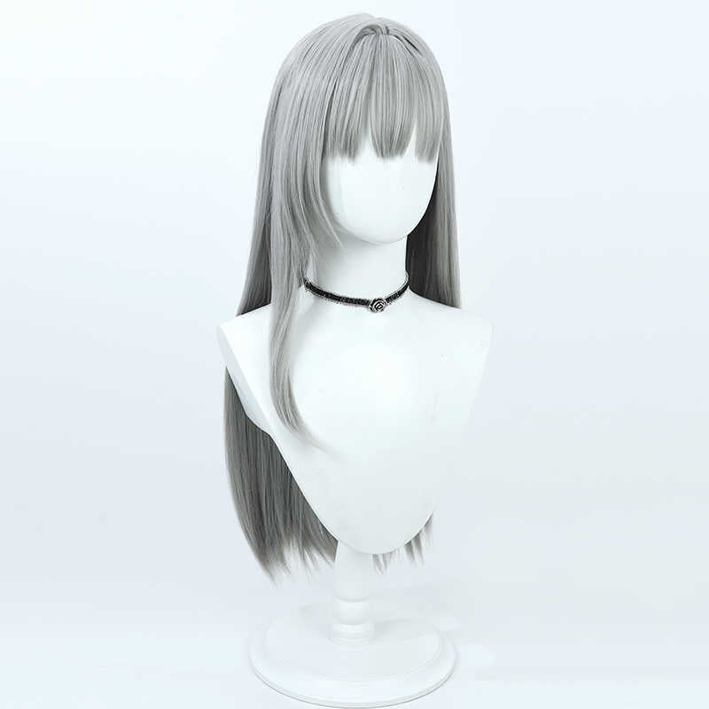 omgcos Goddess of Victory: Nikke Modernia Long Gray Cosplay Wig