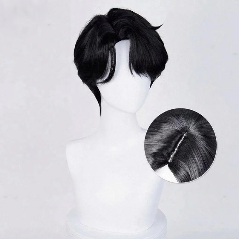 omgcos Kpop Girl Demon Boys Jinu Black Cosplay Wig
