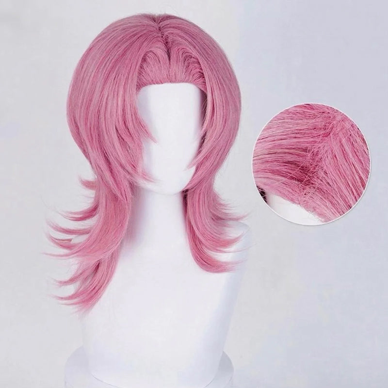omgcos Kpop Girl Demon Boys Romance Pink Cosplay Wig