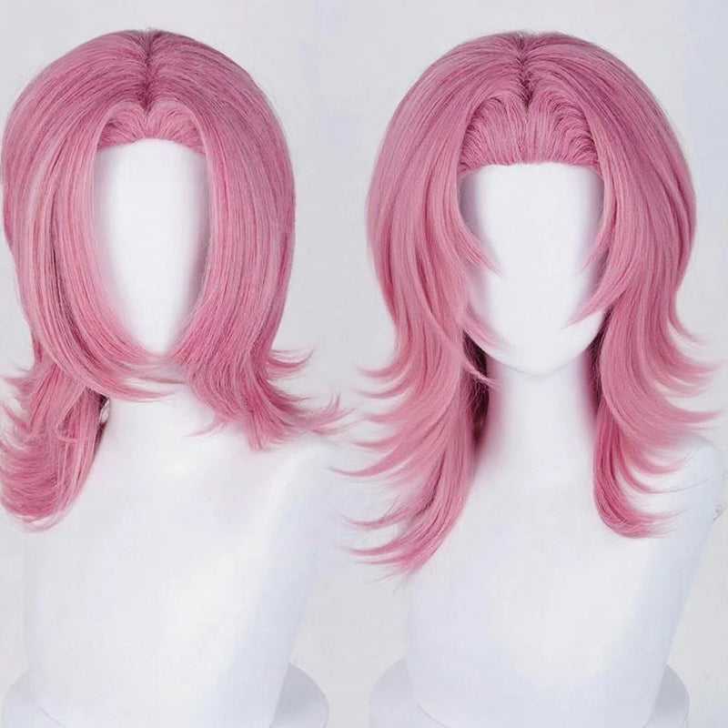 omgcos Kpop Girl Demon Boys Romance Pink Cosplay Wig