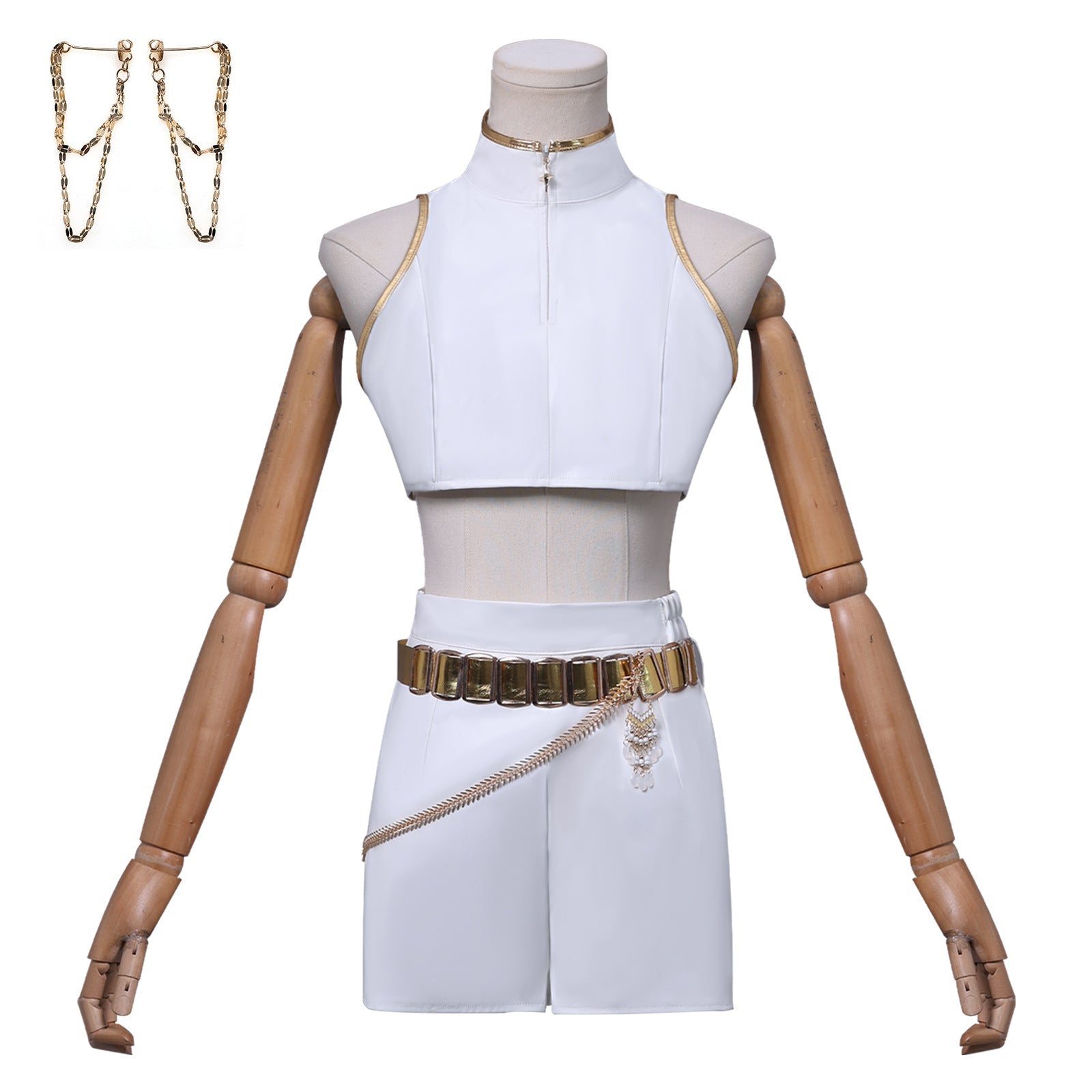omgcos Kpop Girl White Outfit Cosplay Costume