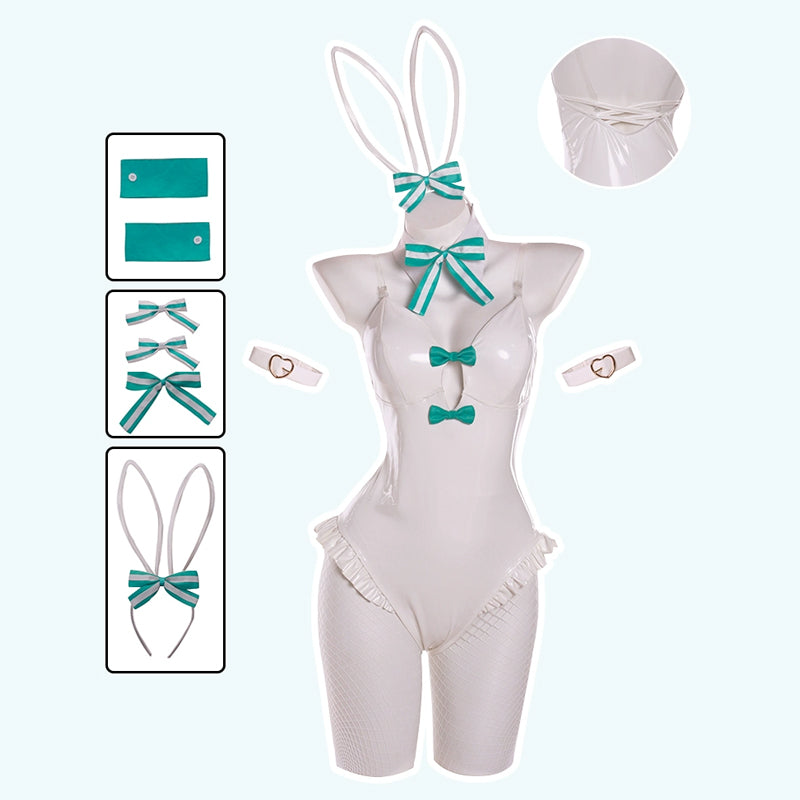 omgcos Virtual Singer White Bunny Outfits Cosplay Costume In Stock