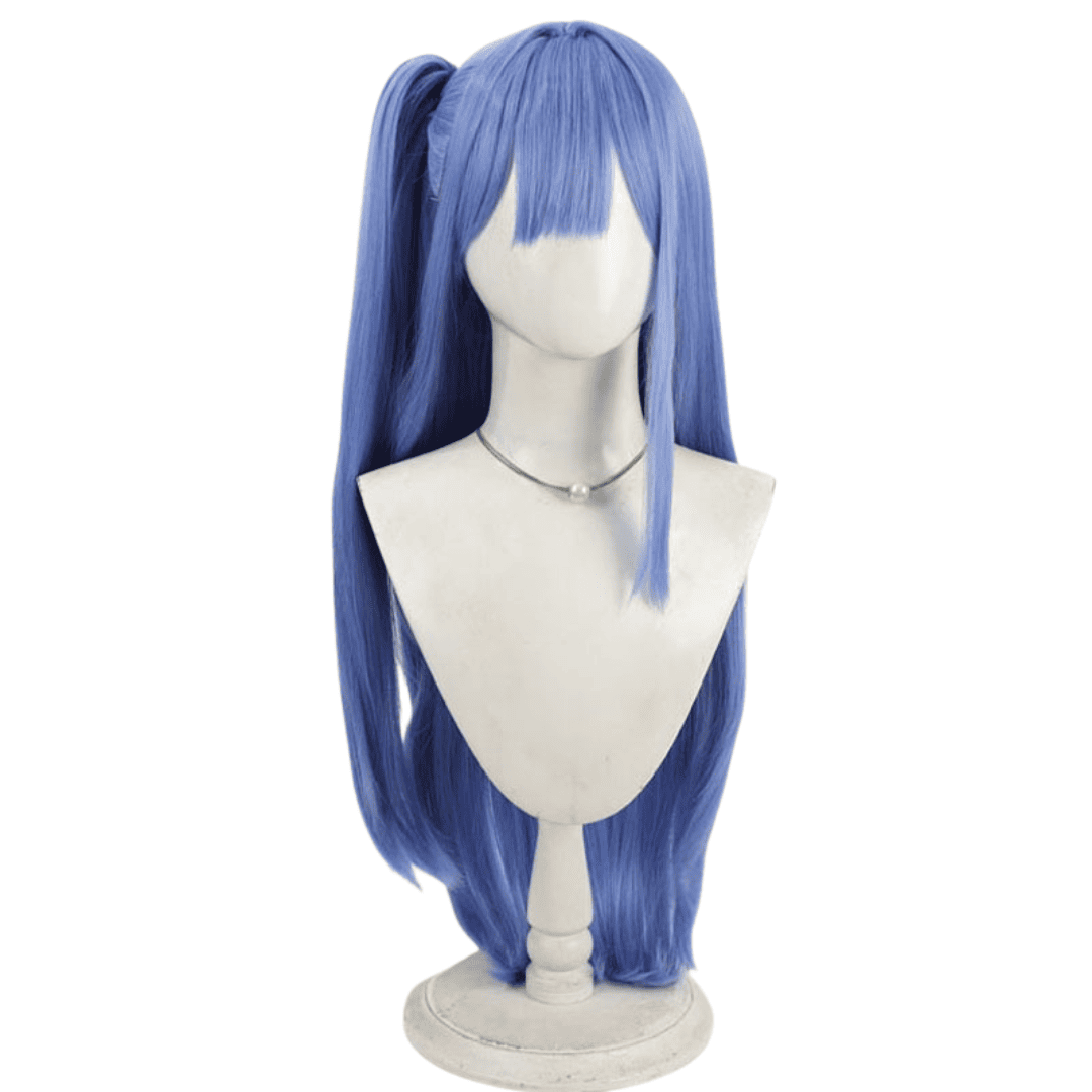 omgcos NIKKE Arcana Fortune Mate Blue Long Straight Cosplay Wigs
