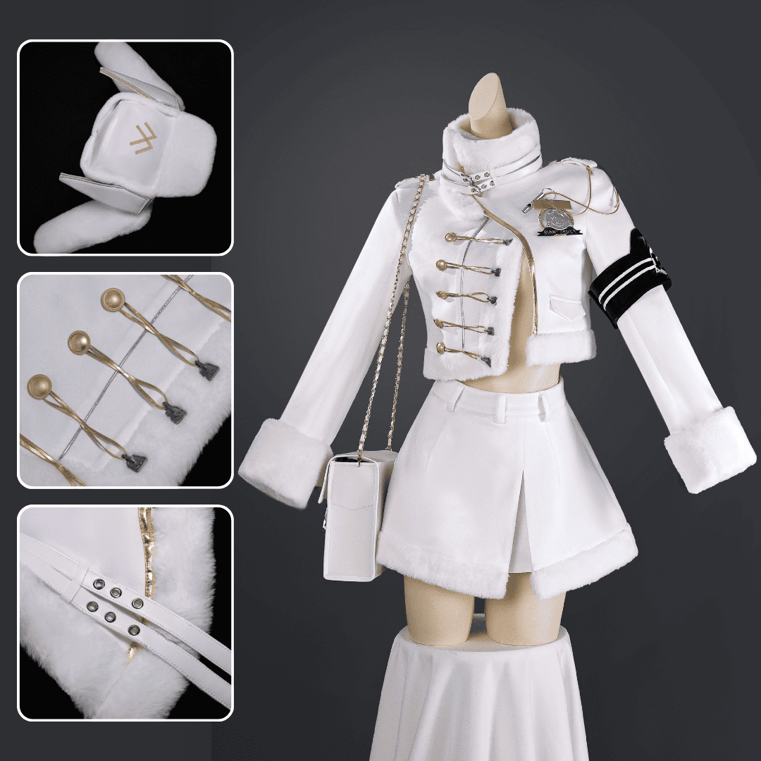Size XS-3XL omgcos NIKKE Blanc Fortune Express Cosplay Costume Sexy Cosplay