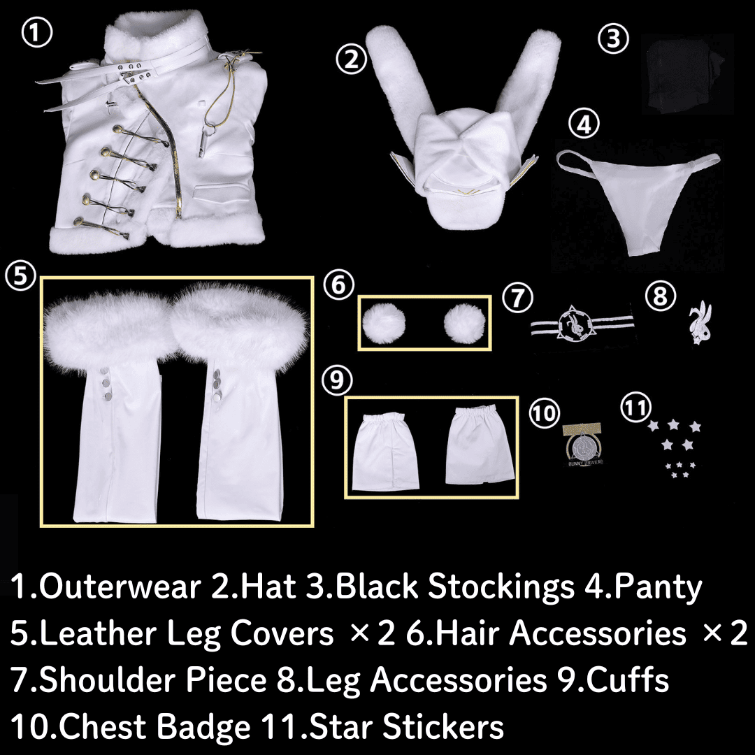 Size XS-3XL omgcos NIKKE Blanc Fortune Express Cosplay Costume Sexy Cosplay