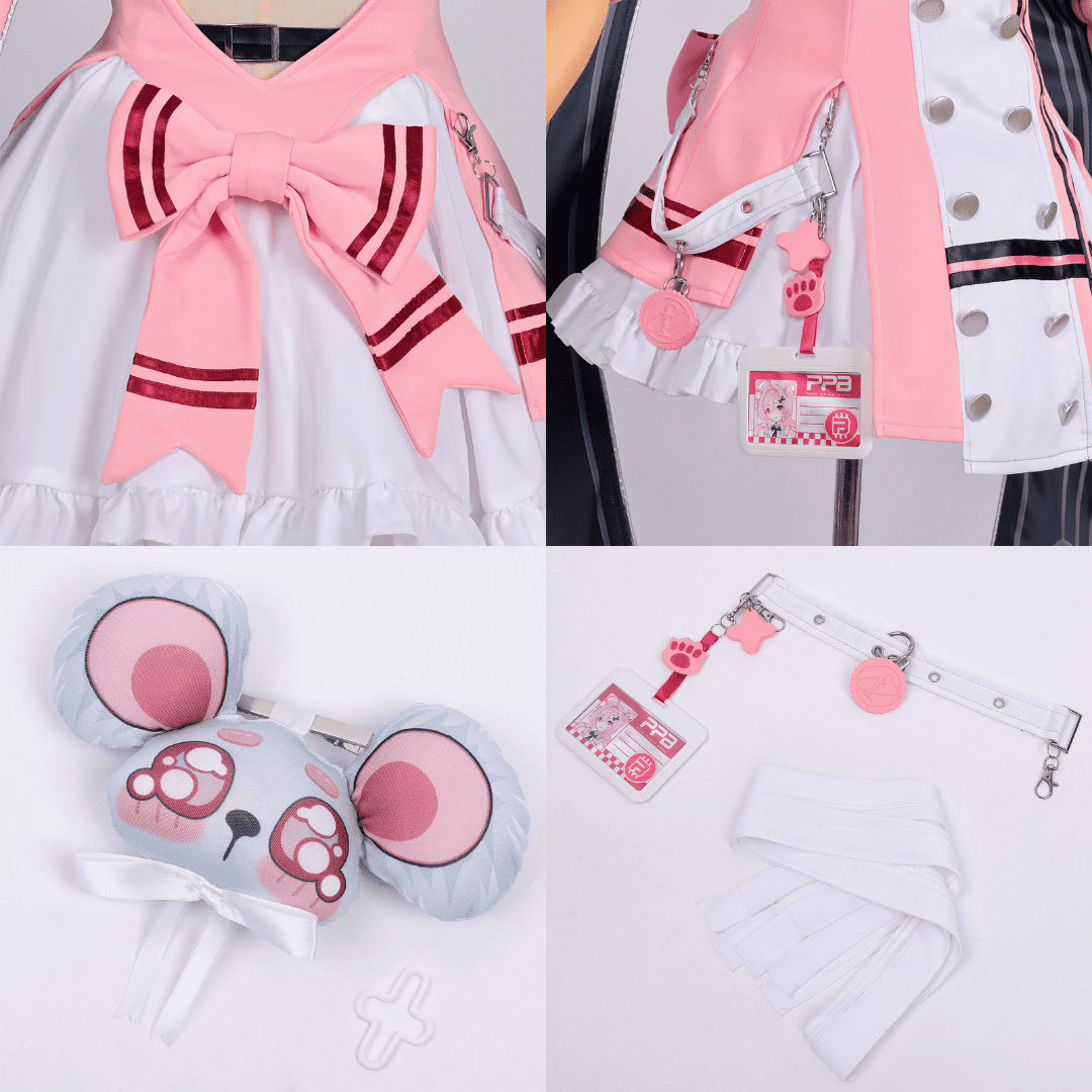 omgcos NTE Chiz Pink Cosplay Costume
