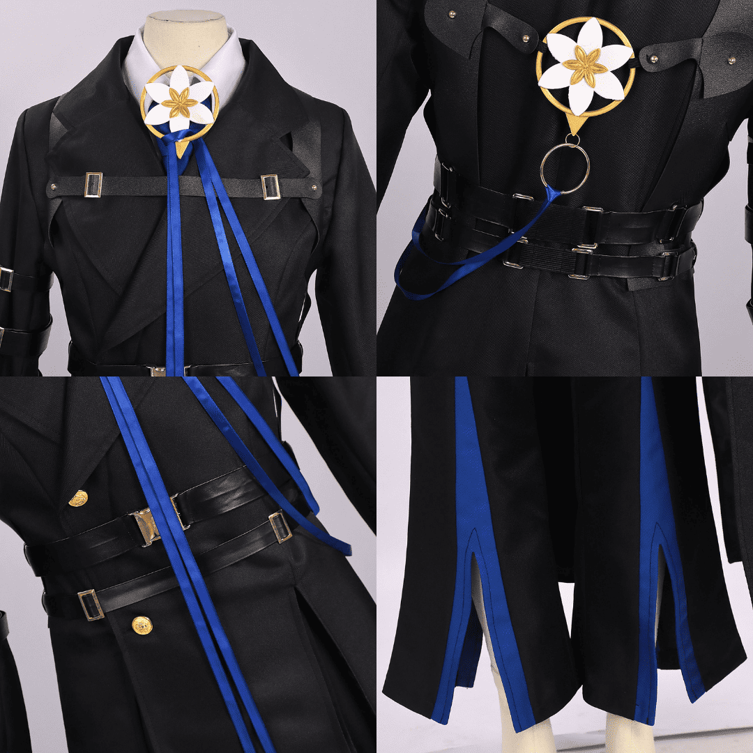 omgcos NTE Daffodill Black Uniform Cosplay Costume