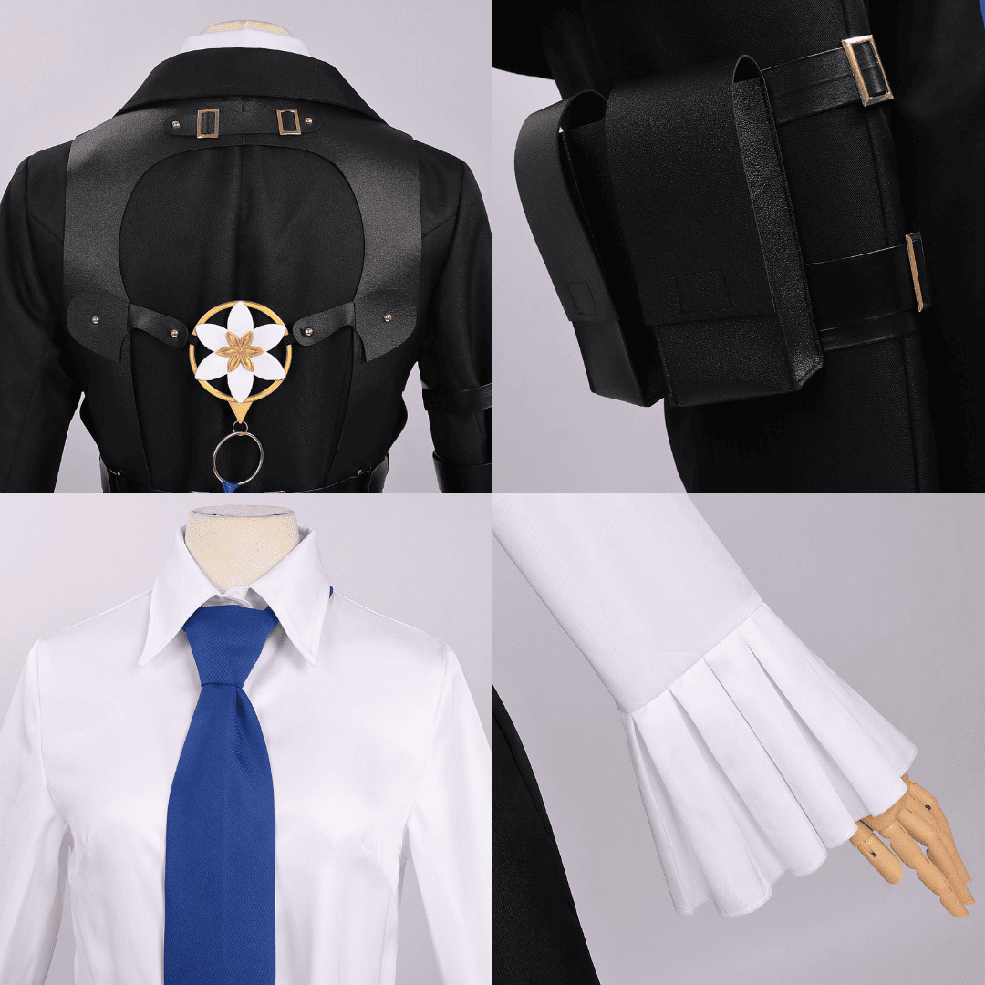 omgcos NTE Daffodill Black Uniform Cosplay Costume