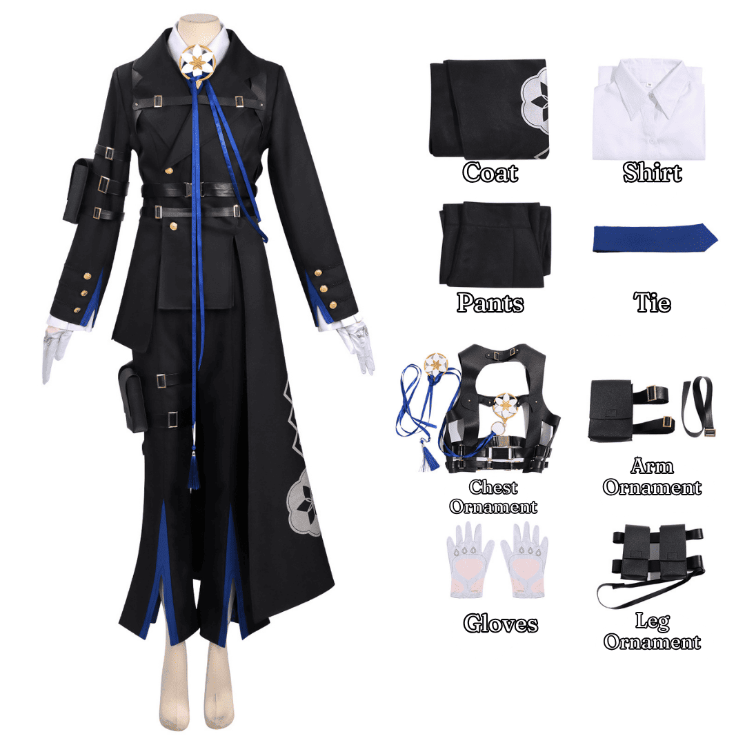 omgcos NTE Daffodill Black Uniform Cosplay Costume
