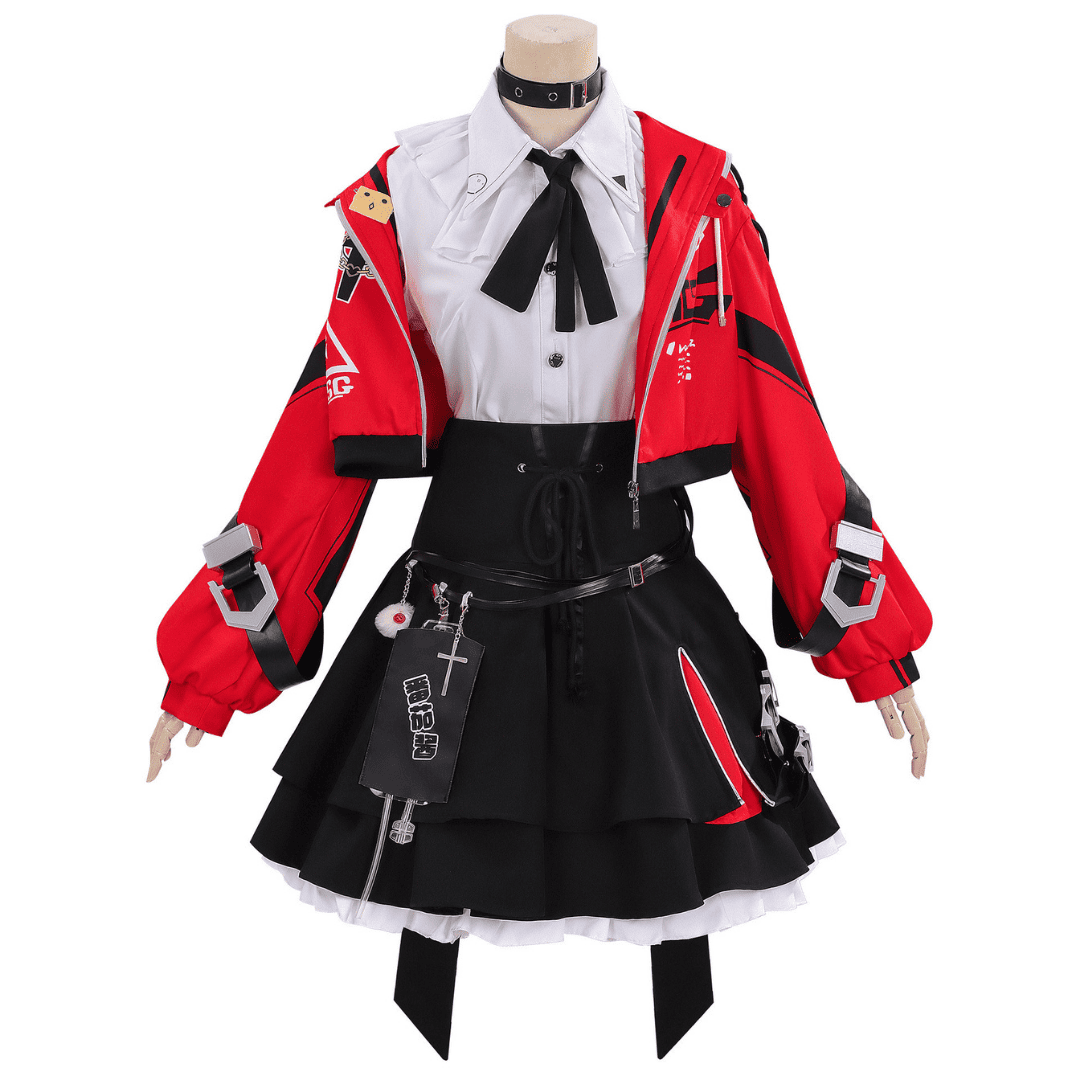 omgcos NTE Lacrimosa Red Cosplay Costume