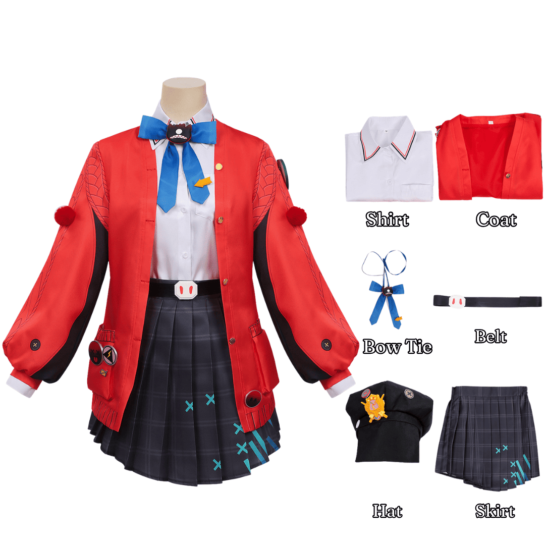 omgcos NTE Sakiri Red Cosplay Costume