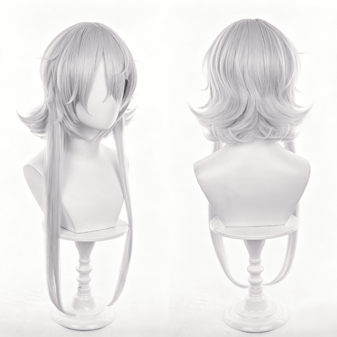 omgcos NTE Sakiri White Long Cosplay Wig