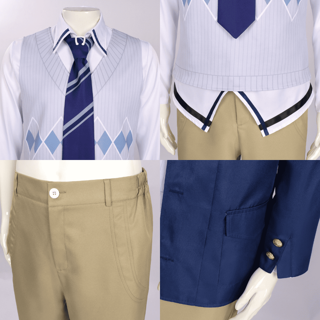 omgcos NTE Zero Male Uniform Cosplay Costume