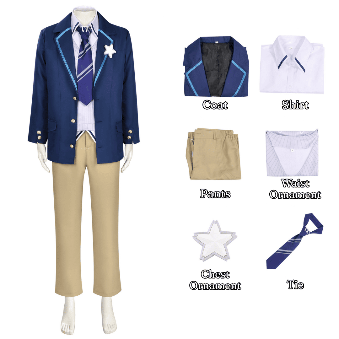 omgcos NTE Zero Male Uniform Cosplay Costume