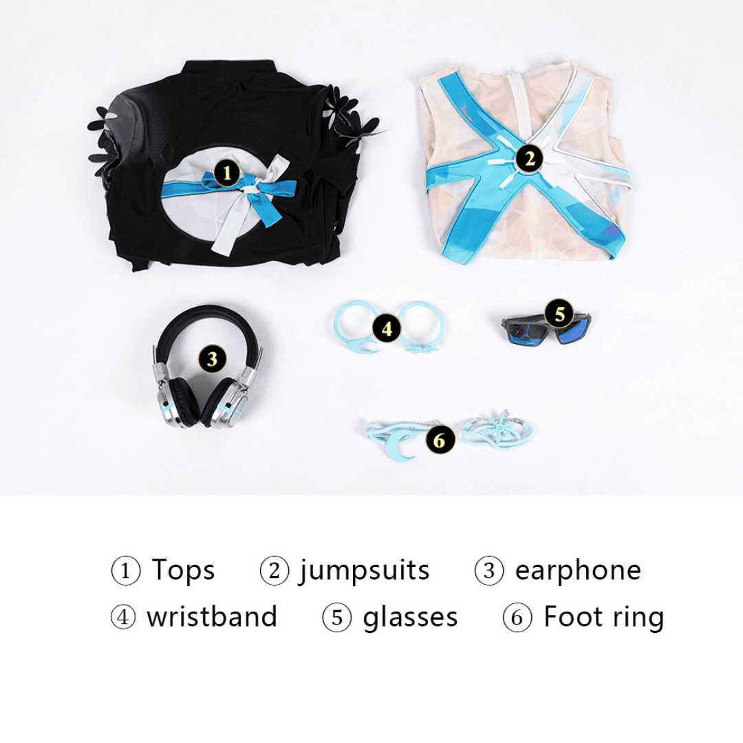 omgcos Rival Luna Snow Swimsuit Cosplay Costume