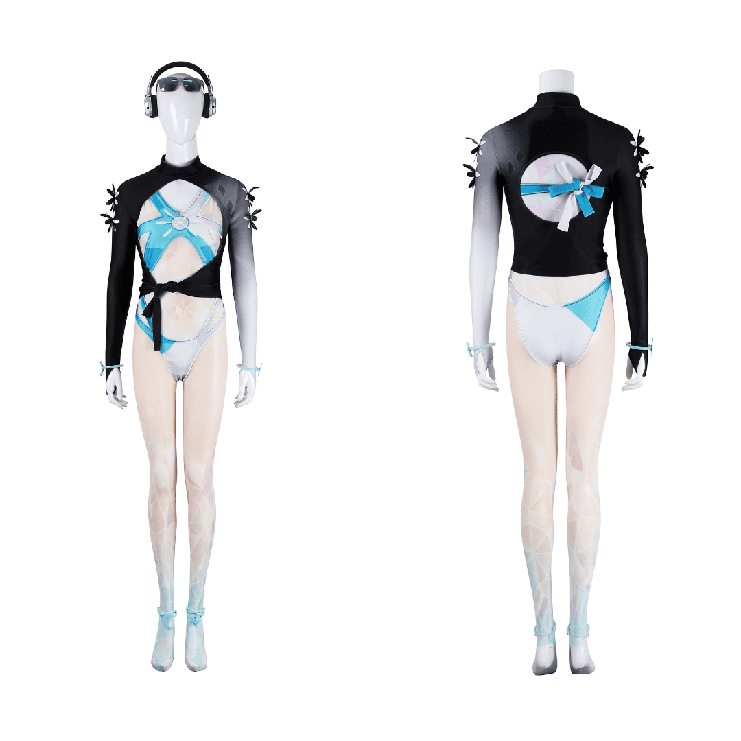 omgcos Rival Luna Snow Swimsuit Cosplay Costume