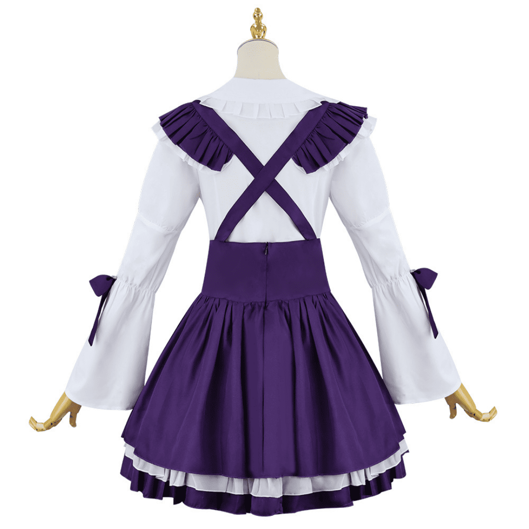 omgcos Utena Hiiragi Maid Cosplay Costume Magical Girl Purple Outfits