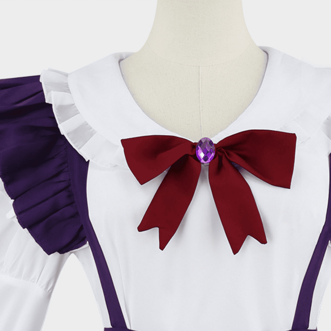 omgcos Utena Hiiragi Maid Cosplay Costume Magical Girl Purple Outfits