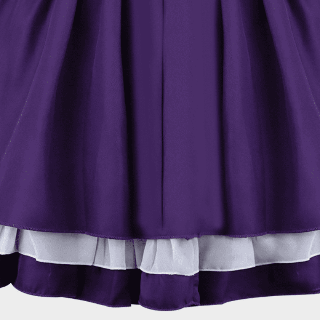 omgcos Utena Hiiragi Maid Cosplay Costume Magical Girl Purple Outfits