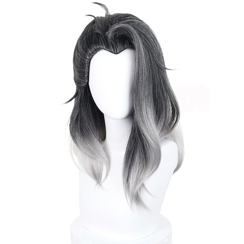 omgcos Valorant Fade 52cm Long Mixed Color Cosplay Wigs