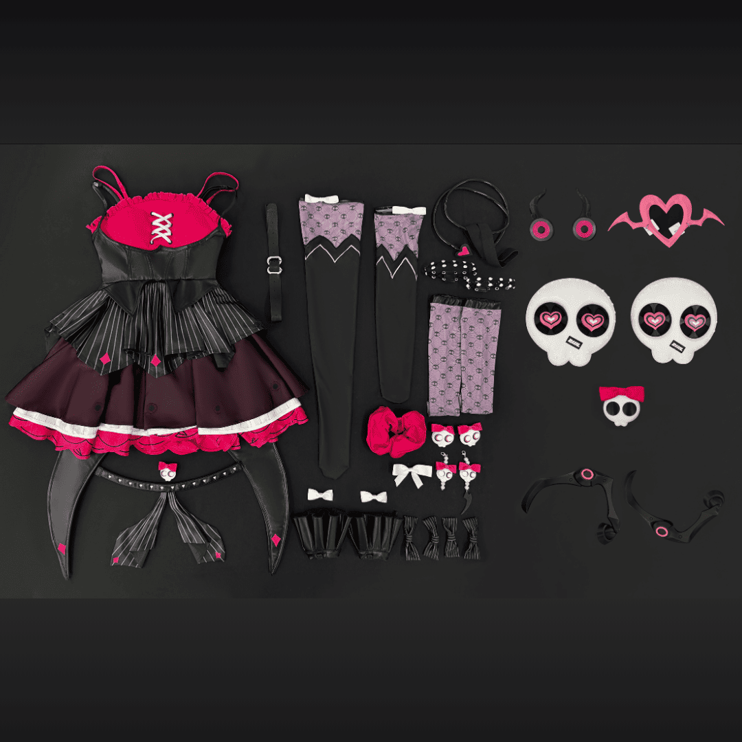 omgcos Zenless Zone Zero Aria Black Red Cosplay Costume