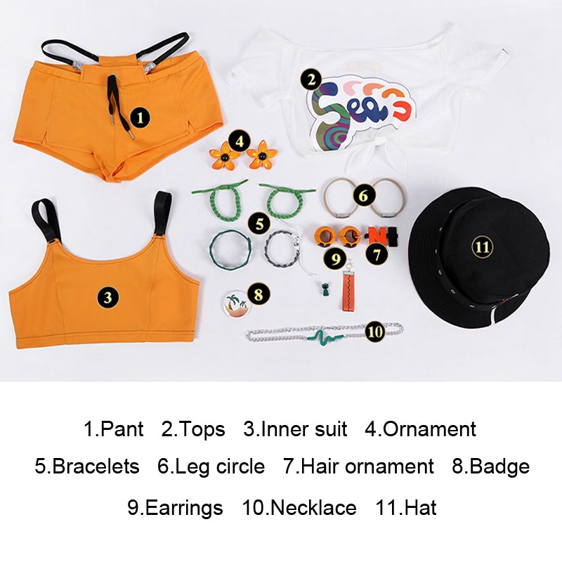 omgcos Zenless Zone Zero Belle Swimwear Cosplay Set