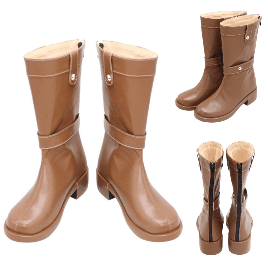 omgcos Anime White Elf Sorceress Frieren Cosplay Shoes