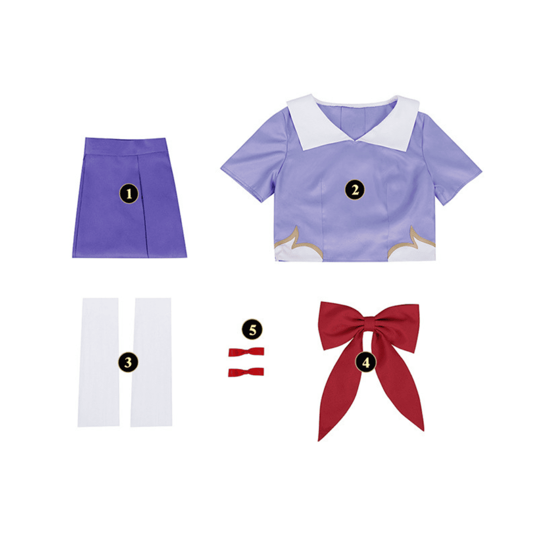 omgcos Anime Yuno Japanese School Uniform JK Cosplay Costume