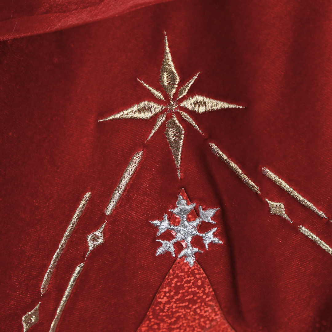 omgcos Christmas Warrior Cosplay Costume Festive Battle Dress