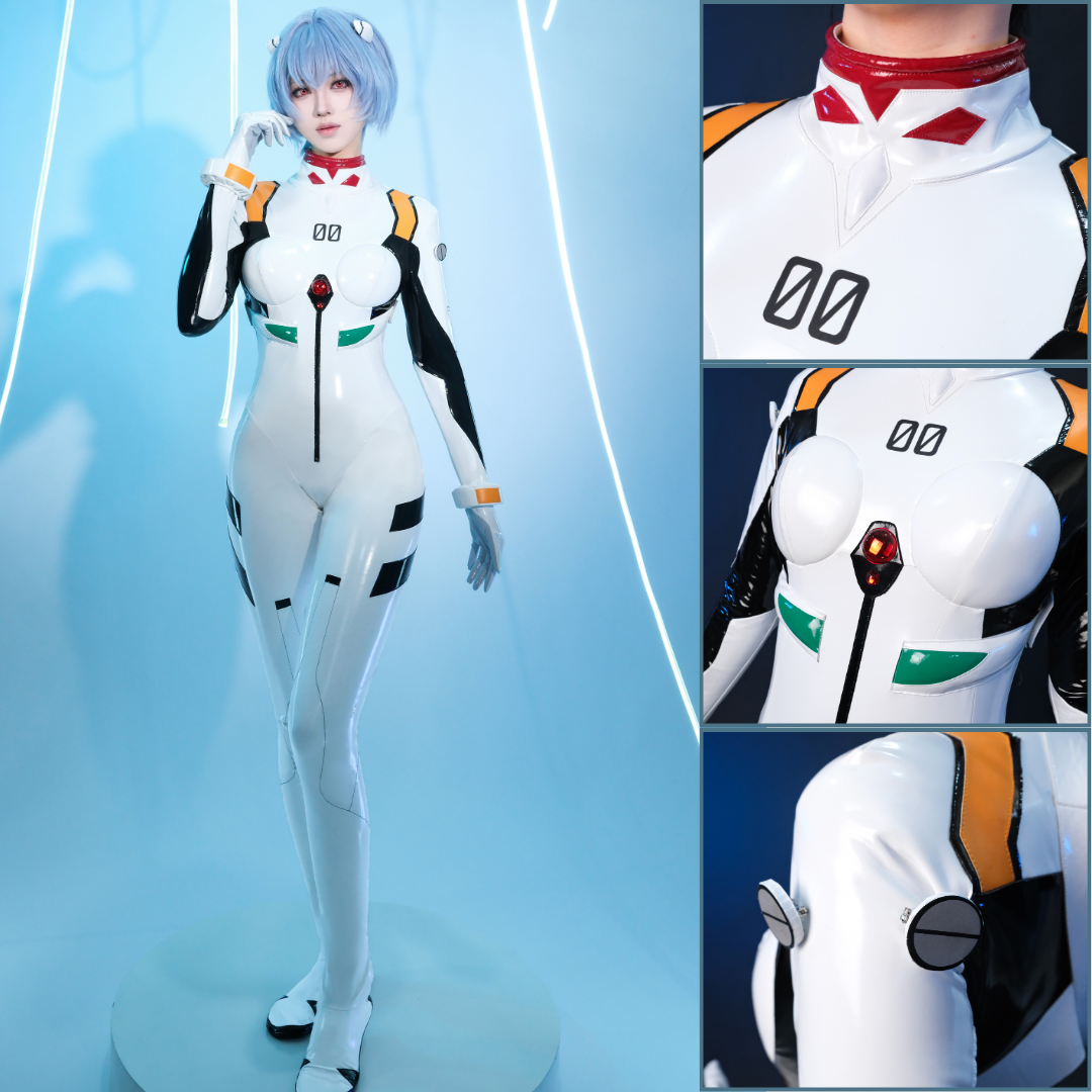 Ready To Ship EVA Ayanami Rei Combat Suit Cosplay Costume