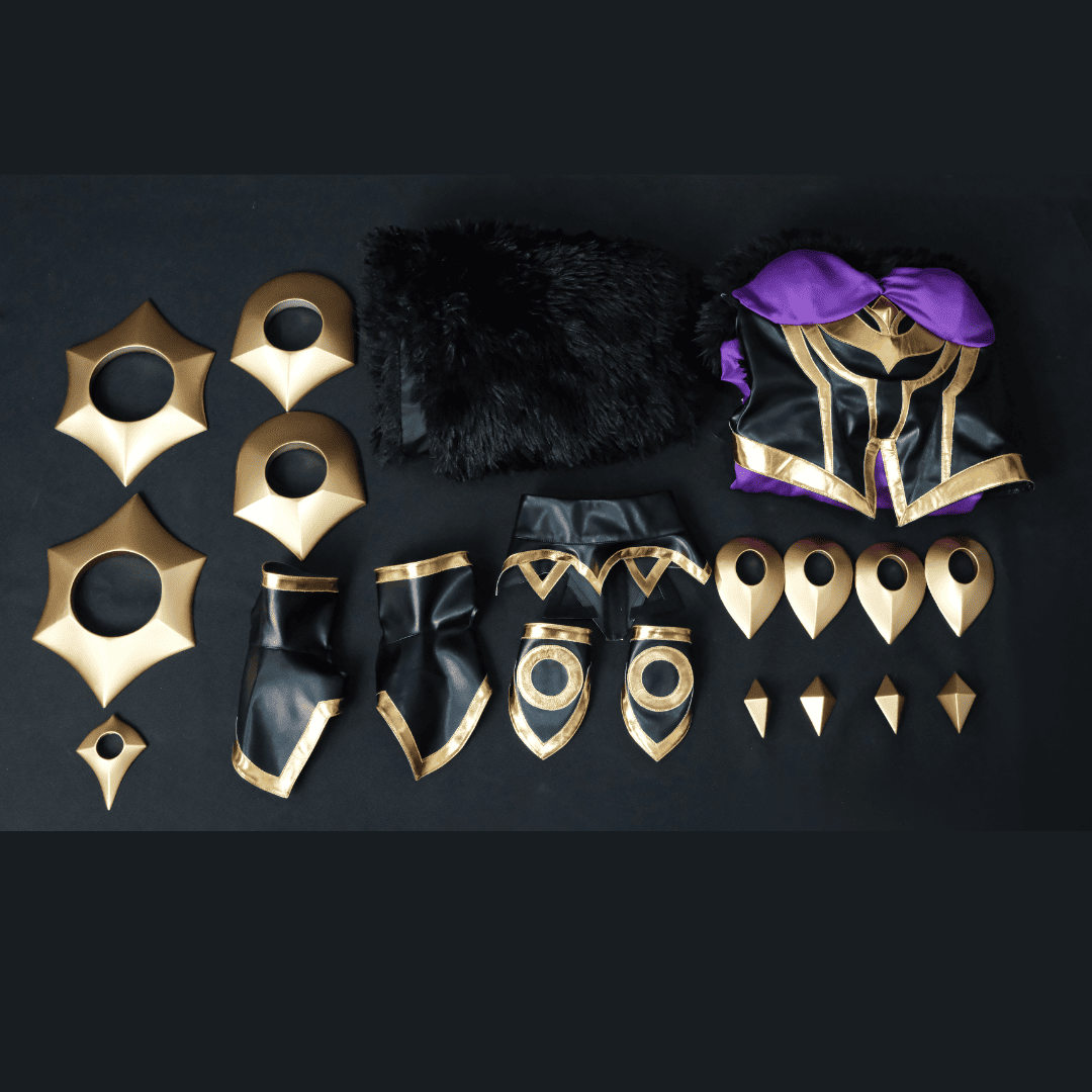 Ready To Ship omgcos Fallen Angel Morgana Cosplay Costume LOL Outfit
