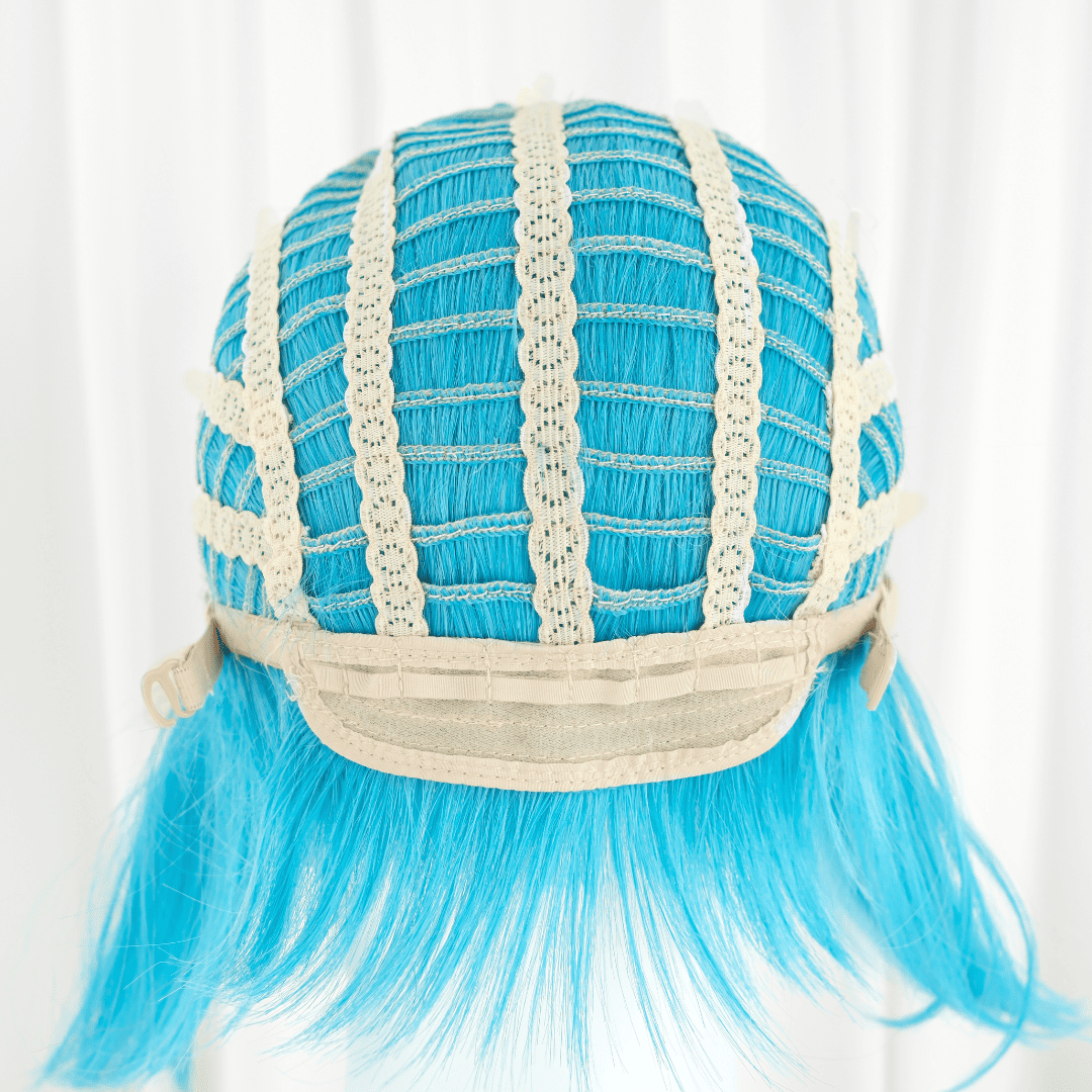 omgcos Fortnite Singer Pink Mix Blue Cosplay Wig