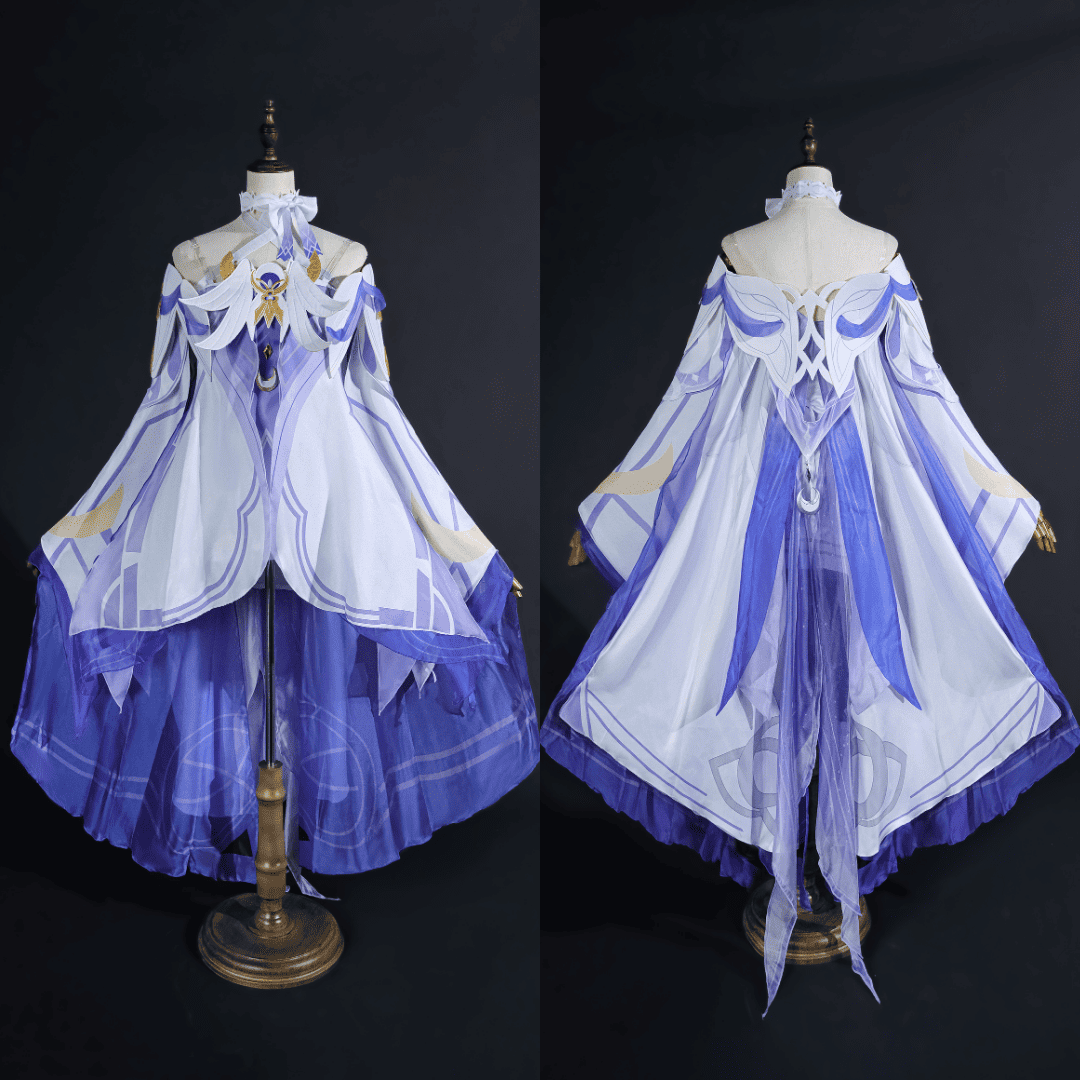 omgcos Game Genshin Impact Columbina Women Dress Cosplay Outfits