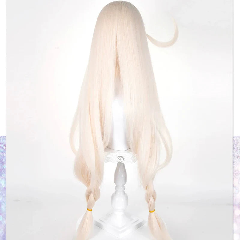 omgcos Genshin Impact Alice Pink-gold 98cm Halloween Cosplay Wig