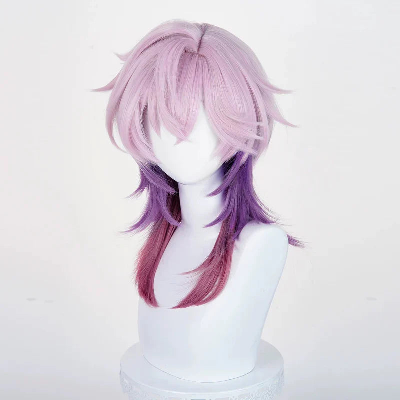 omgcos Genshin Impact Durin 55cm Mixed Colors Cosplay Wig
