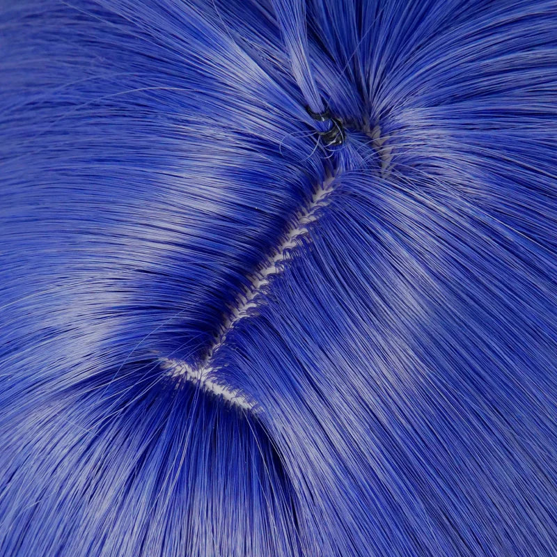 omgcos Genshin Impact Flins Blue Gradient 85cm Halloween Cosplay Wig