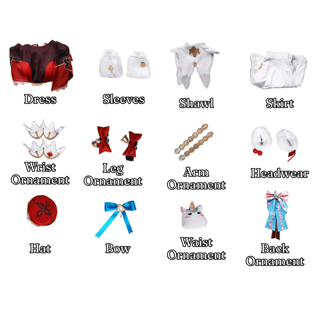 omgcos Honkai Star Rail Hyacine Cosplay Costume Set