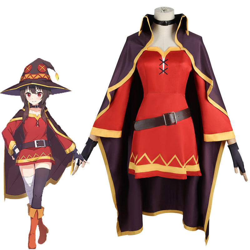 omgcos KonoSuba: God's Blessing on This Wonderful World! Megumin Cosplay Costume