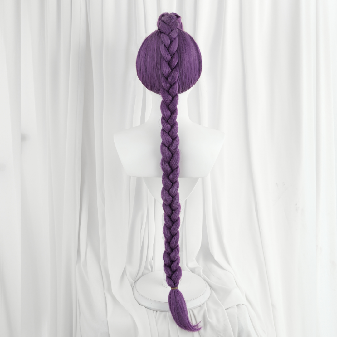 Ready To Ship omgcos Kpop Girl Rumi Cosplay Wig Purple Braid