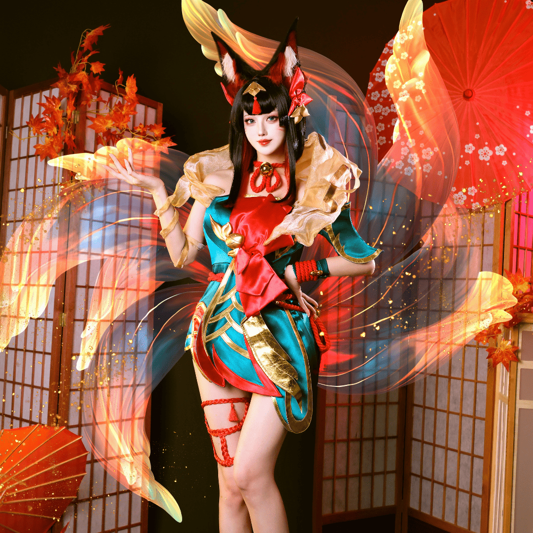Ready To Ship omgcos LOL After Hours Ahri Spirit Blossom Cosplay Costume