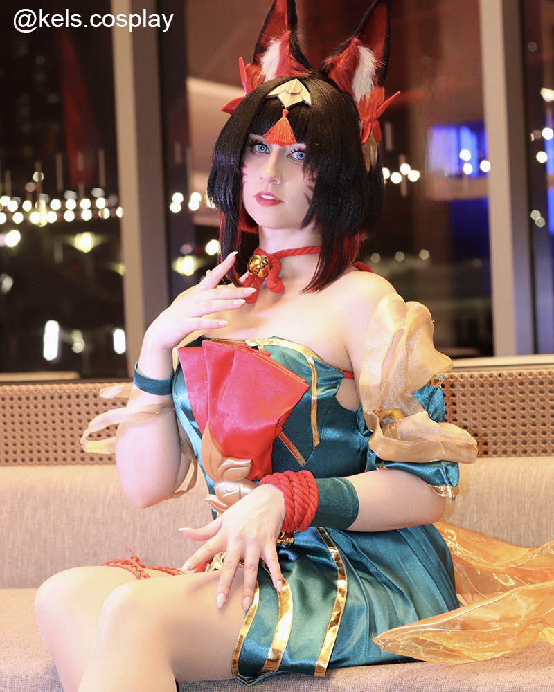 Ready To Ship omgcos LOL After Hours Ahri Spirit Blossom Cosplay Costume