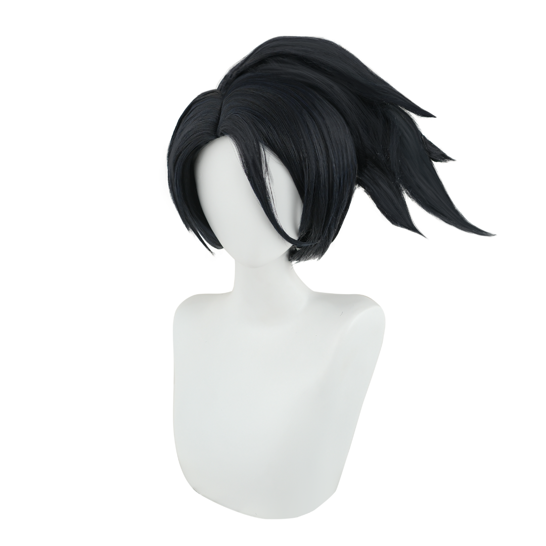omgcos LOL League of Legends Akali Black Cosplay Wig