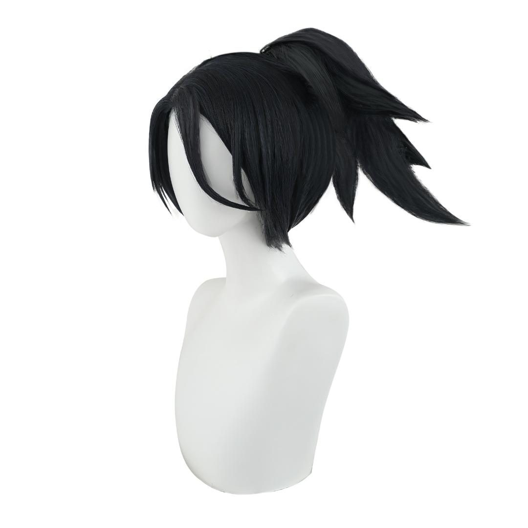 omgcos LOL League of Legends Akali Black Cosplay Wig