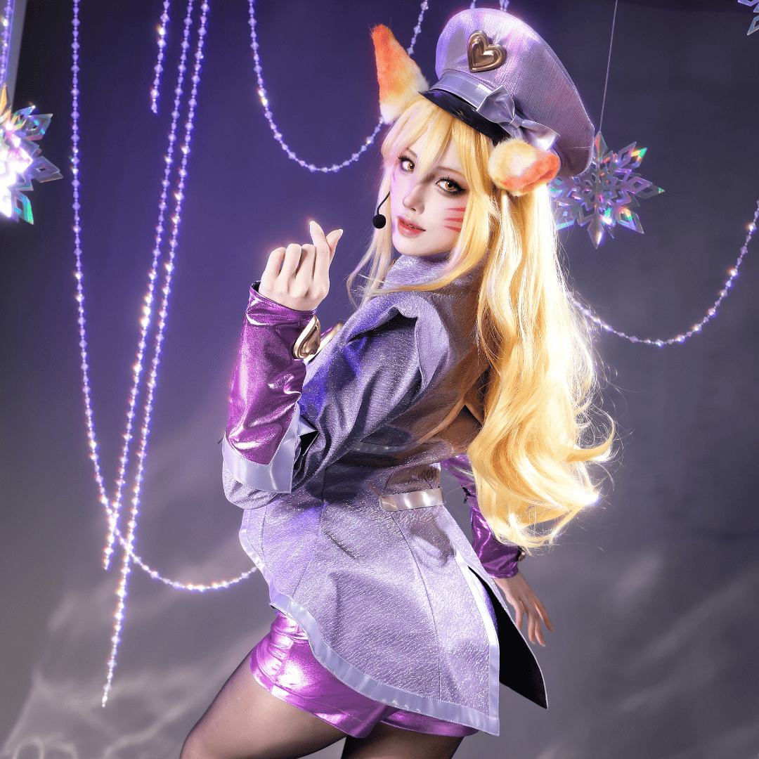 Ready To Ship omgcos LOL Popstar Ahri Idol Cosplay Costume