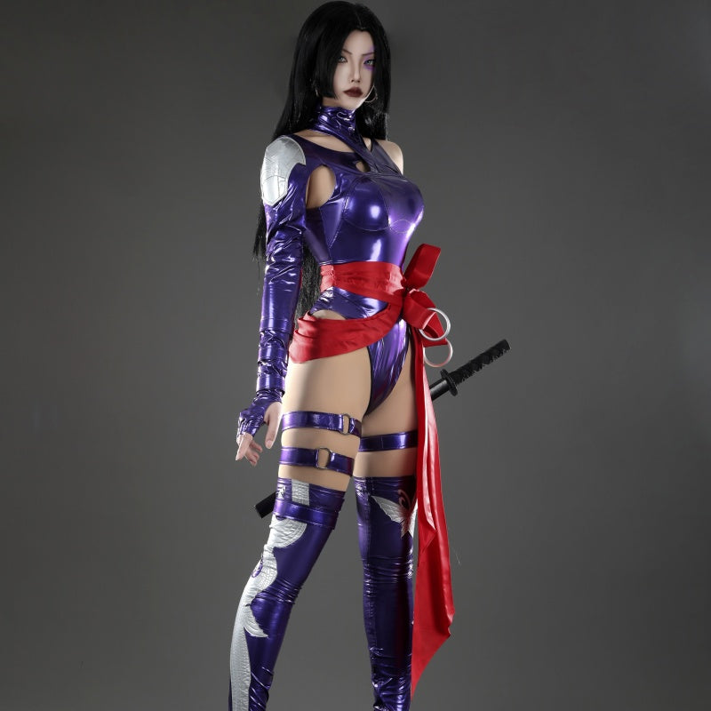 omgcos Marvel Rival Psylocke VENGEANCE Halloween Cosplay Costume
