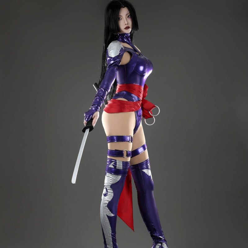 omgcos Marvel Rival Psylocke VENGEANCE Halloween Cosplay Costume