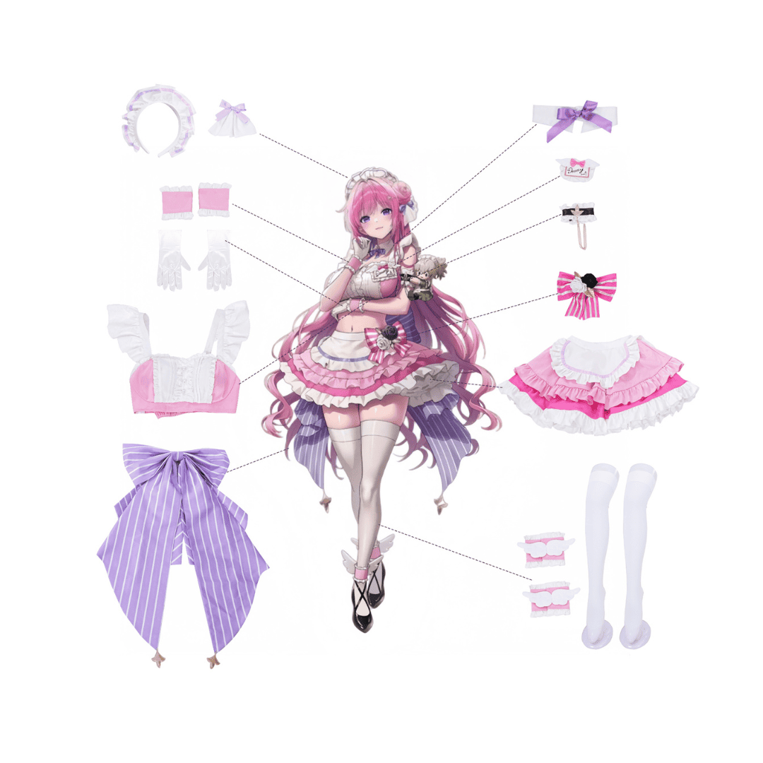 Last Batch omgcos NIKKE Dorothy Maid Cosplay Costume Dress Set