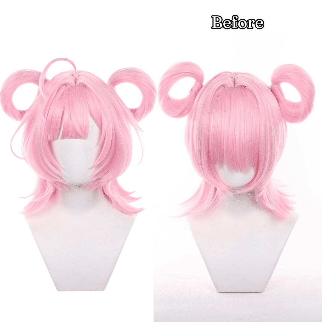 omgcos NTE Chiz Pink Cosplay Wigs