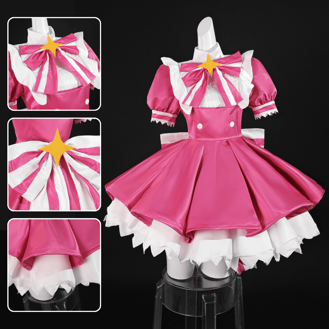 omgcos Retry Now Singer Pink Dress Magical Cosplay Costume In Stock